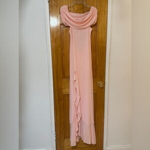 Elegant Pink Evening Gown
